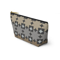 World's Fair Accessory Pouch w T-bottom in Brown